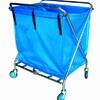 Rectangular laundry trolley Blue bag 195L